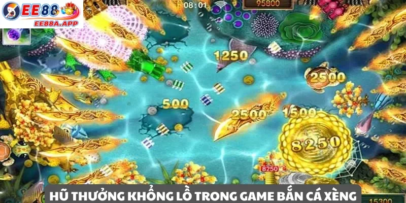 Hình ảnh hũ thưởng khổng lồ trong game Bắn Cá Xèng