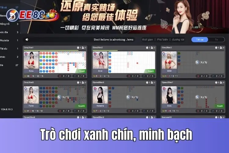 Sòng bài casino ee88 - điểm đến casino trực tuyến uy tín